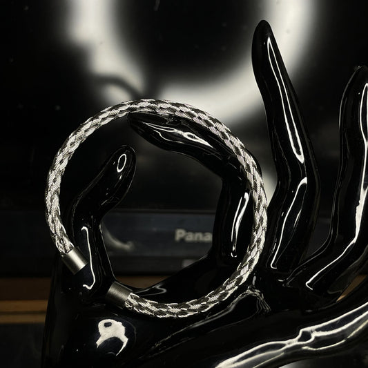 Braided Steel Silver