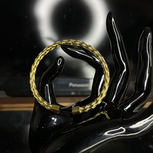 Braided Steel Gold